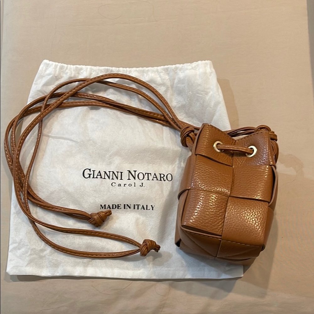 Brown Leather Crossbody Bag